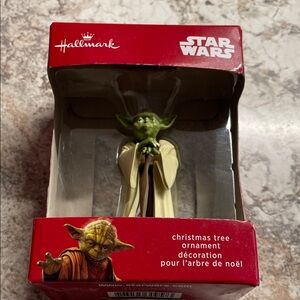 Hallmark Star Wars Yoda Ornament in Green and Cream